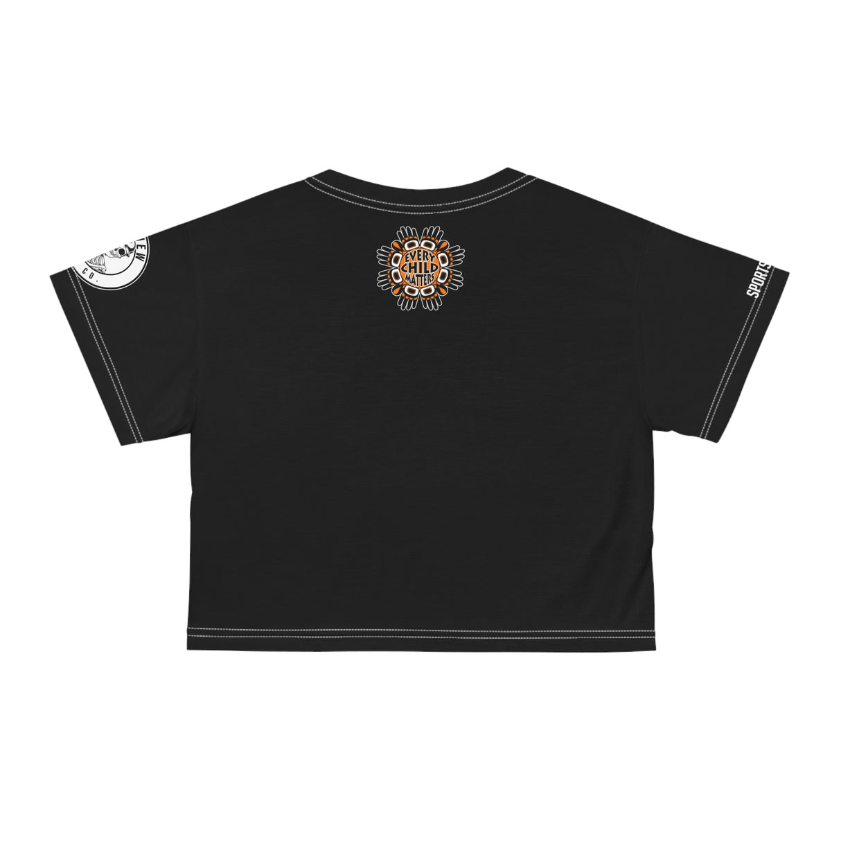 Bang CIty Crop Top Tee Black