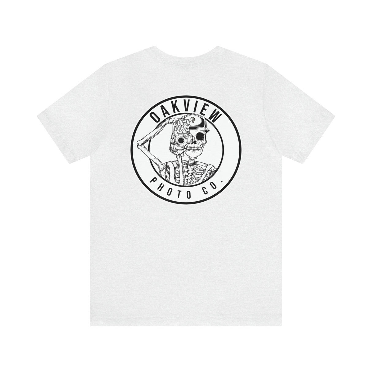 Bang city cotton shirt with sponsors logo on back (White)