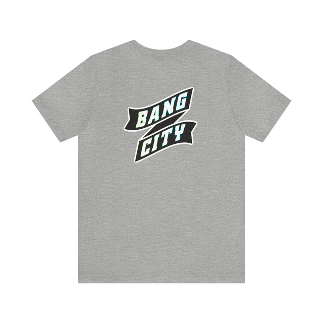 Bang city cotton shirt with sponsors logo (black)