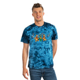 Grateful Yeti Blue Tie-Dye Tee