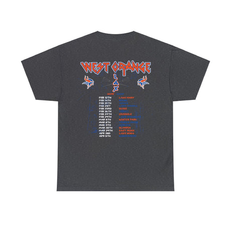 West Orange lacrosse varsity schedule shirt