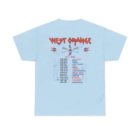 West Orange lacrosse varsity schedule shirt