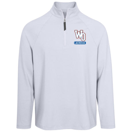 West orange CrownLux Mens Clubhouse Quarter Zip