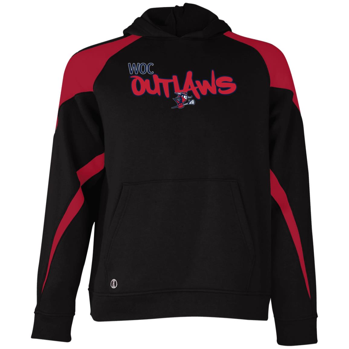 Outlaws  Youth Athletic Colorblock Fleece Hoodie