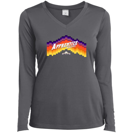 Apprentice Ladies’ Long Sleeve Performance V-Neck Tee