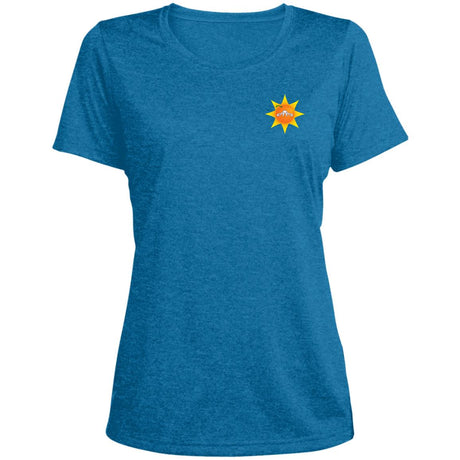 Sun Apprentice Ladies' Heather Scoop Neck Performance Tee