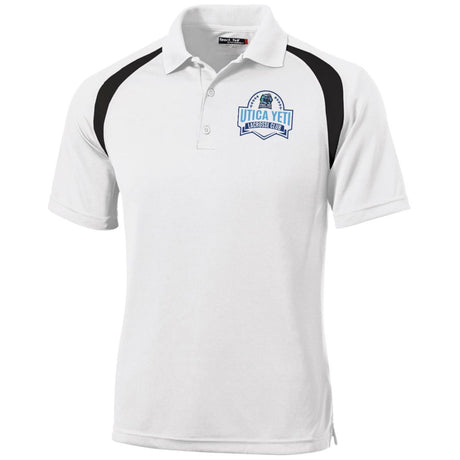 Utica Yeti  Moisture-Wicking Tag-Free Golf Shirt