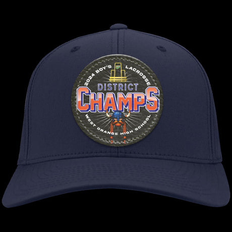 West orange District championship Leather Patch Hat