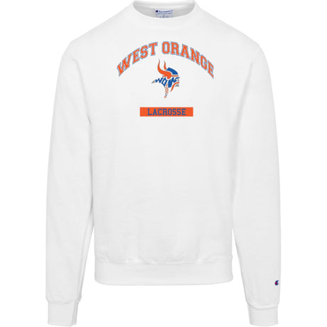 West Orange Lacrosse Champion Mens Powerblend Crewneck Sweatshirt