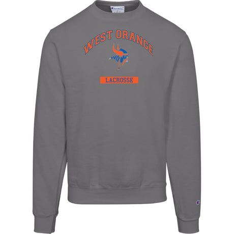 West Orange Lacrosse Champion Mens Powerblend Crewneck Sweatshirt