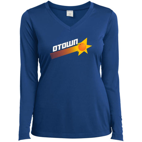 Otown Apprentice Ladies’ Long Sleeve Performance V-Neck Tee