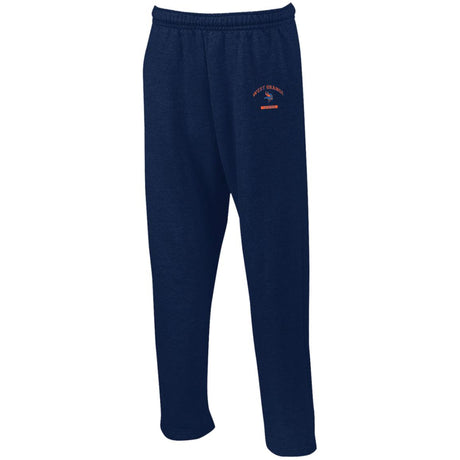 West Orange Lacrosse Open Bottom Sweatpants with Pockets