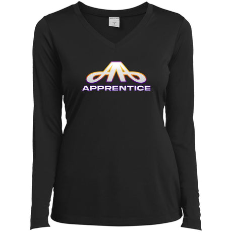 Apprentice Ladies’ Long Sleeve Performance V-Neck Tee