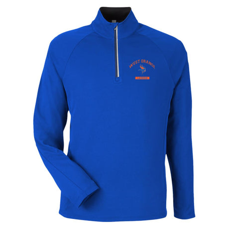 West Orange Lacrosse Core 365 Mens Origin Pique Quarter Zip