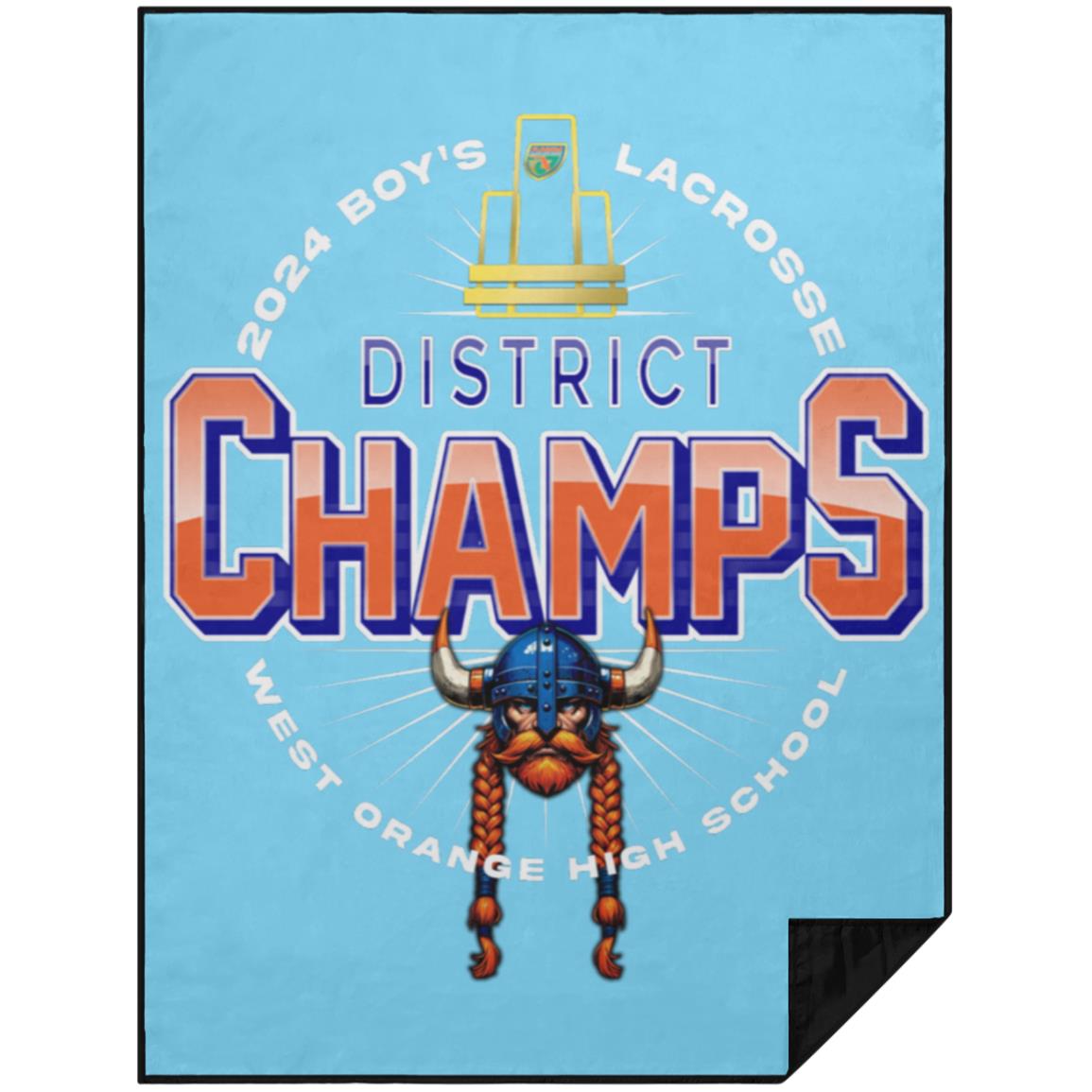 West Orange District Champions PBL Premium Picnic Blanket 60x80