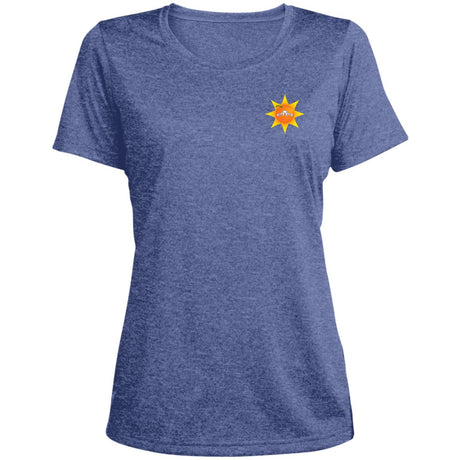 Sun Apprentice Ladies' Heather Scoop Neck Performance Tee