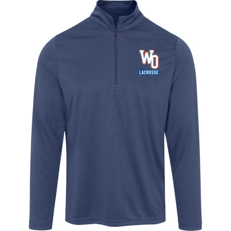 West orange Team 365 Mens Heather Quarter Zip