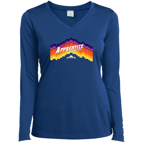 Apprentice Ladies’ Long Sleeve Performance V-Neck Tee