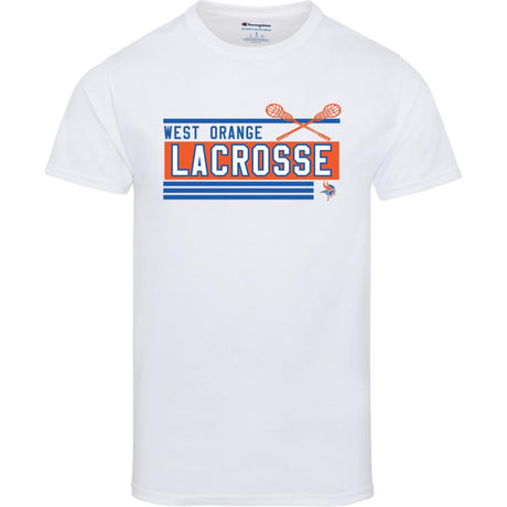 West orange Champion Adult Short Sleeve Tee