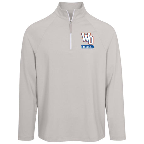 West orange CrownLux Mens Clubhouse Quarter Zip