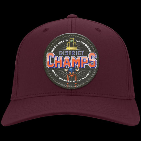 West orange District championship Leather Patch Hat