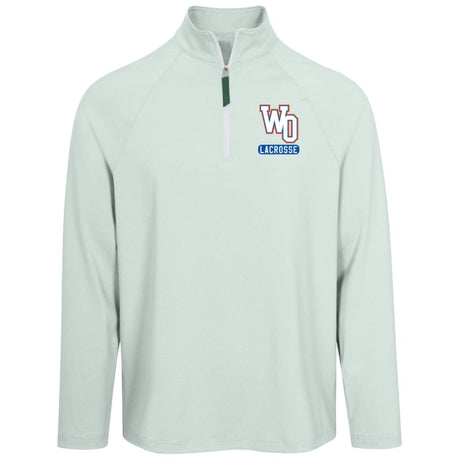 West orange CrownLux Mens Clubhouse Quarter Zip