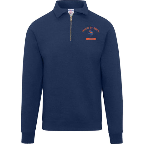 West Orange Lacrosse Jerzees Mens Fleece Quarter Zip Pullover