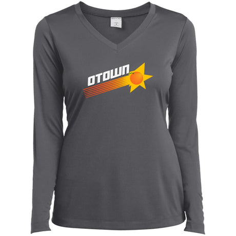 Otown Apprentice Ladies’ Long Sleeve Performance V-Neck Tee