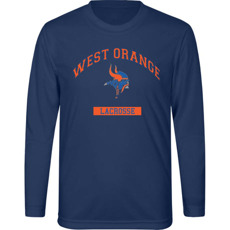 West Orange Lacrosse Team 365 Kids Zone Long Sleeve Tee