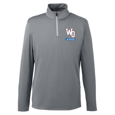 West orange Puma Mens Icon Quarter Zip