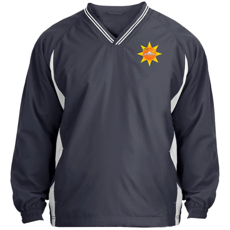 Sun Apprentice Tipped V-Neck Wind Shirt