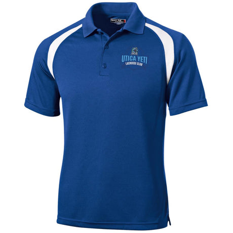 Utica Yeti  Moisture-Wicking Tag-Free Golf Shirt