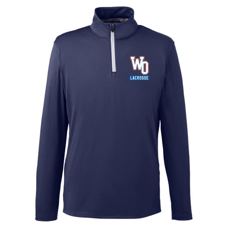 West orange Puma Mens Icon Quarter Zip