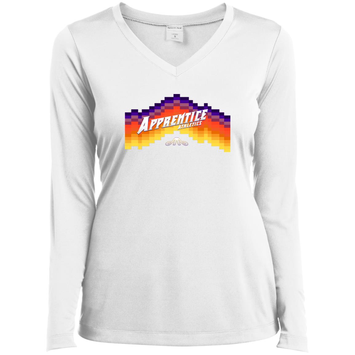 Apprentice Ladies’ Long Sleeve Performance V-Neck Tee