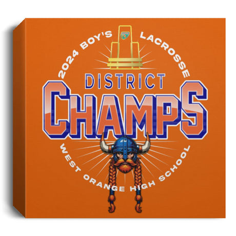 West Orange District Champions Deluxe Square Canvas 1.5in Frame