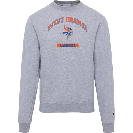 West Orange Lacrosse Champion Mens Powerblend Crewneck Sweatshirt