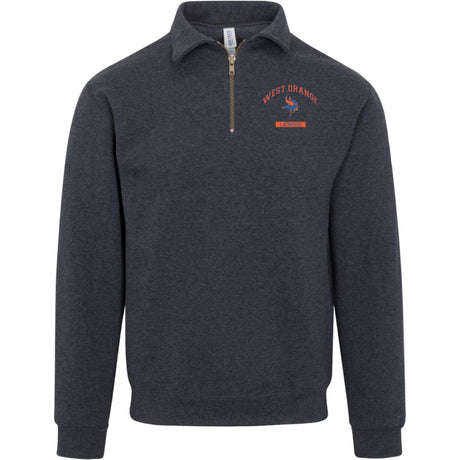 West Orange Lacrosse Jerzees Mens Fleece Quarter Zip Pullover