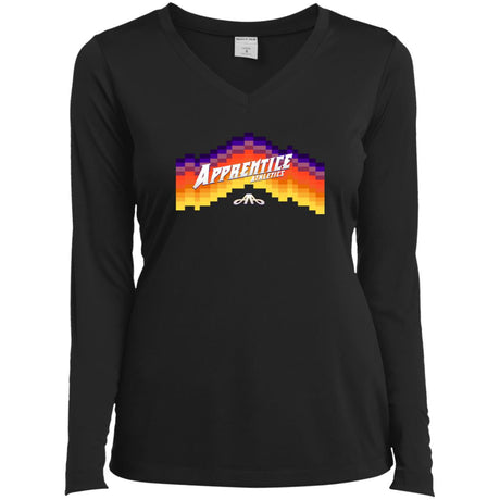 Apprentice Ladies’ Long Sleeve Performance V-Neck Tee