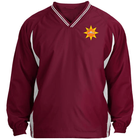 Sun Apprentice Tipped V-Neck Wind Shirt