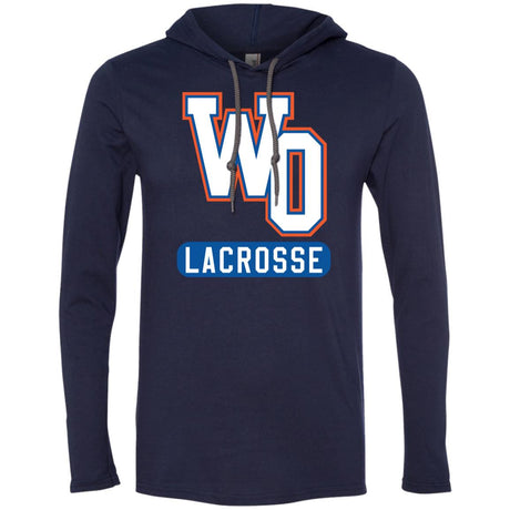 West orange Gildan LS T-Shirt Hoodie