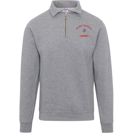 West Orange Lacrosse Jerzees Mens Fleece Quarter Zip Pullover