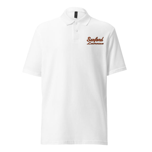 Sanford Seminole lacrosse Unisex pique polo shirt