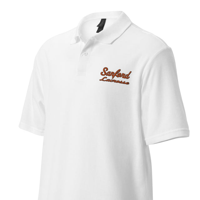 Sanford Seminole lacrosse Unisex pique polo shirt